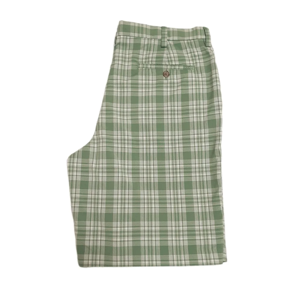 Izod Plaid Golf Shorts Mens 36W